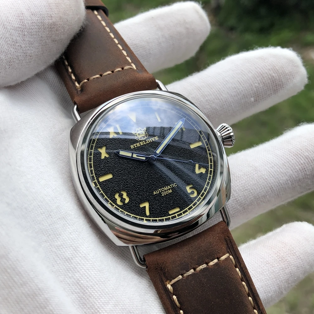 Стальной чехол для дайвинга SD1936 из нержавеющей стали с цифрами скелета 200 м