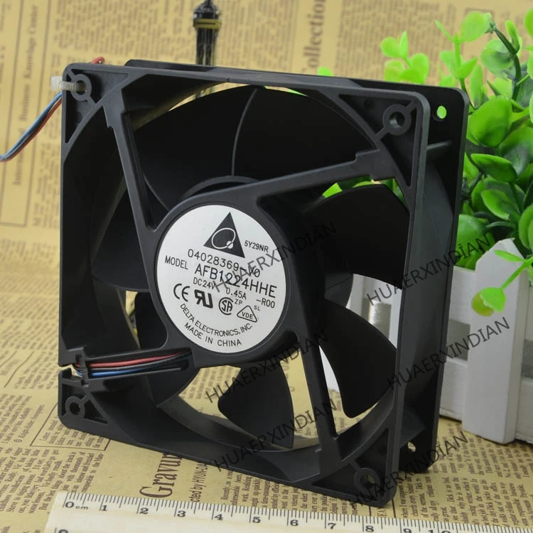 

Original NEW 12cm AFB1224HHE 12038 24v 0.45A Motor protection cooling Fan