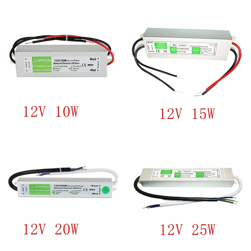 12V 10 15 20 25W