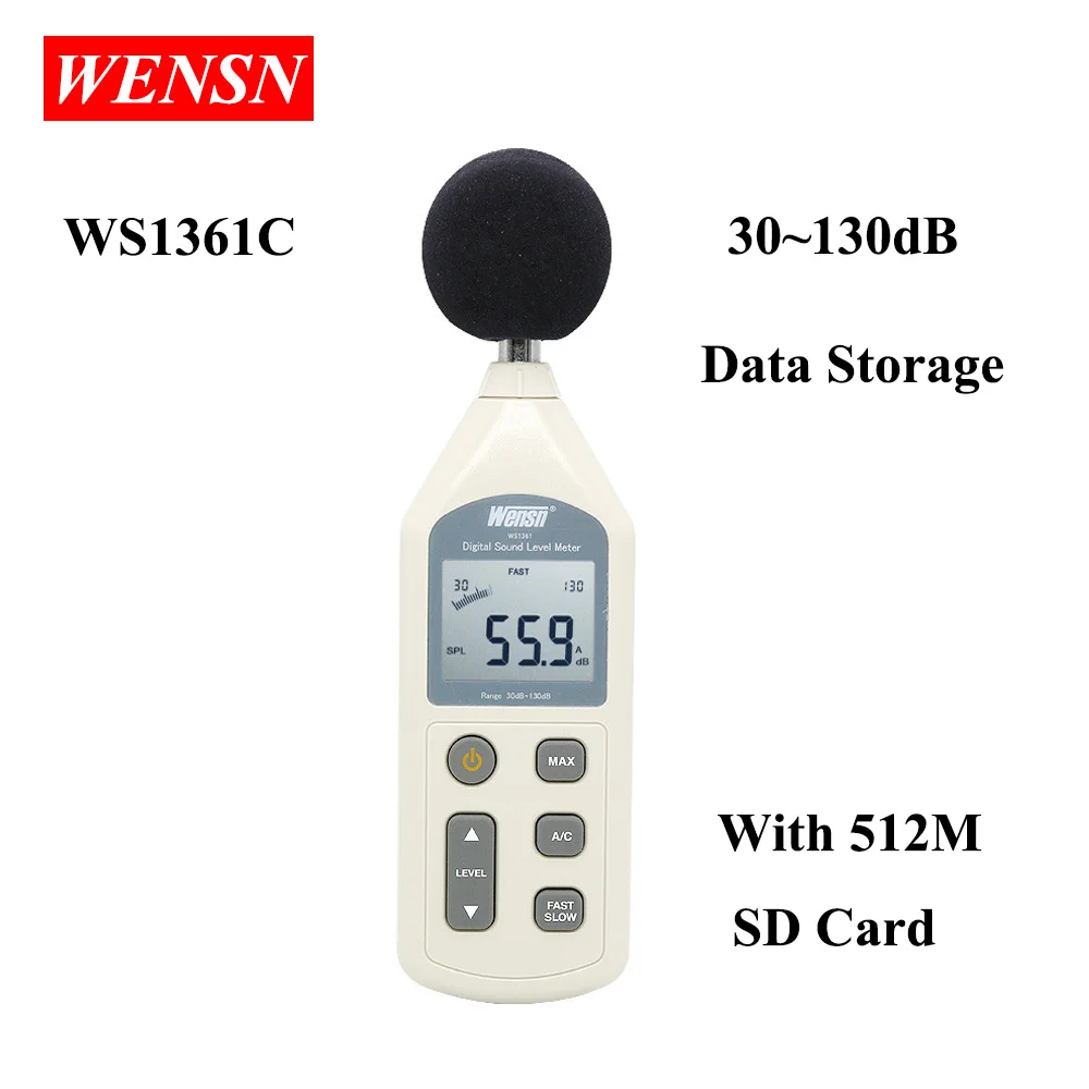 Sound Level Tester Portable Windproof Sponge Ball Noise Monitoring Tool for Schools Sound Tester Meter Offices Noise Test Device Sound Level Tester Portable Windproof Sponge Ball Noise Monitoring Tool for Schools Sound Tester Meter Offices Noise Test Device