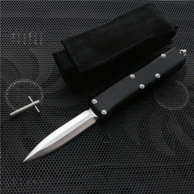 Нож OTF UTX85 D2 лезвие, с алюминиевой ручкой кемпинга выживания на открытом воздухе EDC Охота тактический инструмент ужин кухонный нож