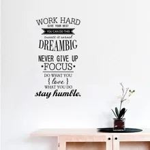 Импортные товары; Резные упорно работать неотразимые густые английские пословицы художественные обои EBay Лидер продаж 8237