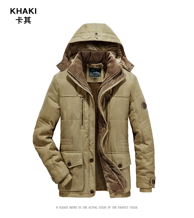 Новинка, модная зимняя мужская куртка, верхняя одежда, дышащее теплое пальто, парки, утолщенная Повседневная куртка с хлопковой подкладкой, флисовые парки