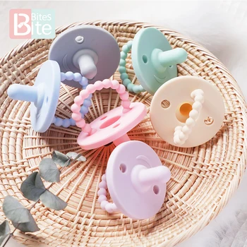 

1Pc Baby Silicone Pacifier Newborn Baby Dummy Pacifier Baby Teether Food Grade Silicone Teether Sleeping Soother Baby Products