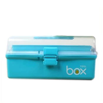 

First Aid Kit Organizer Box Plastic Storage Box Large Multi-Layer Medicine Box Nordic Emergency Home Tool Box