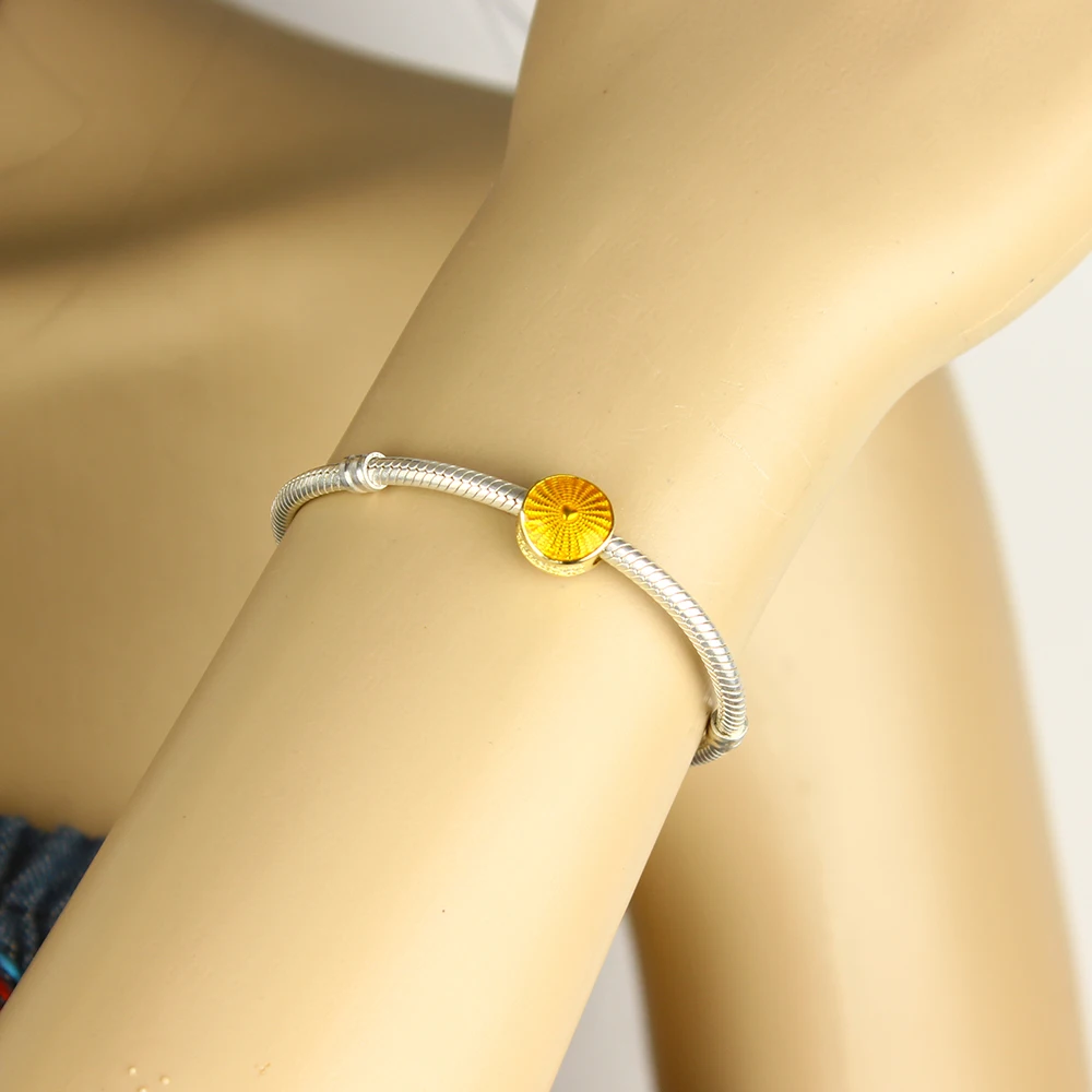 Shine Rays of Sunshine Charm With CZ 
