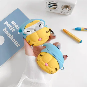 

Cute Cat Silicone Case For Apple AirPods 3 Headphone Protection Cover For air pods Pro 2 Cases Funny Earphone Charging Box Capa