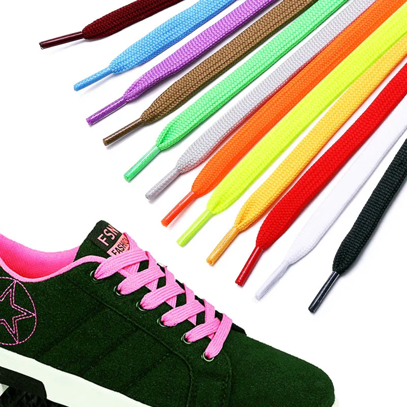 Colourful Shoelaces for Canvas Sneakers Sport Shoes Long Rope Laces 50cm,80cm,100cm,120cm 1 Pair shoelaces for shoes