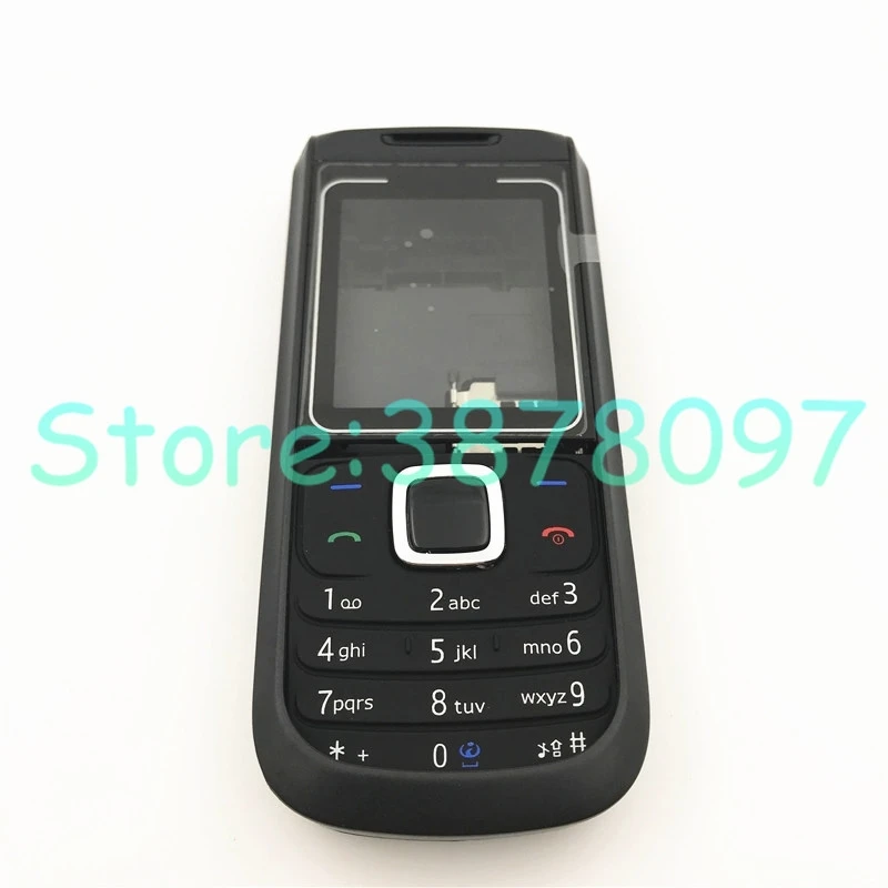 10 шт./партия для Nokia 1681 корпус крышка дверная рама+ задняя крышка батареи+ клавиатура+ логотип черные запасные части