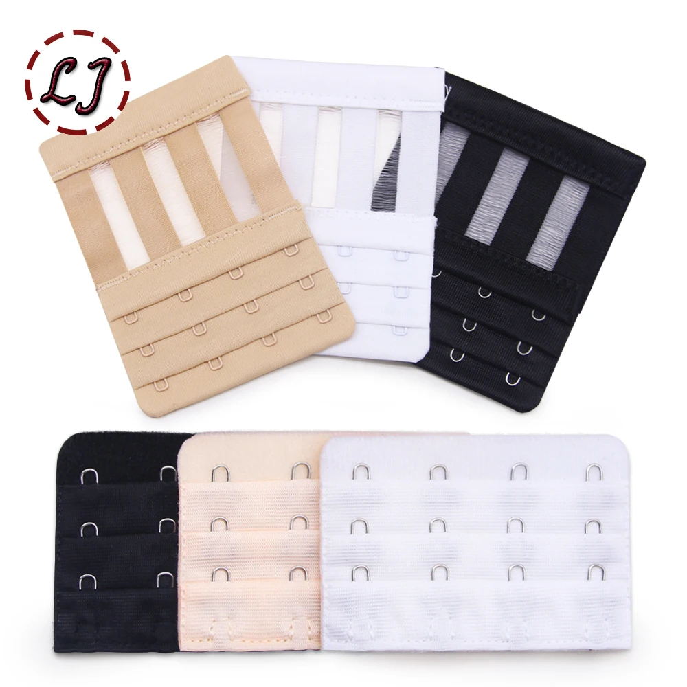 High quality 1 Piece Ladies Useful black white Bra Extenders Strap clasp Extension Adjustable Belt Buckle accessory DIY | Дом и сад