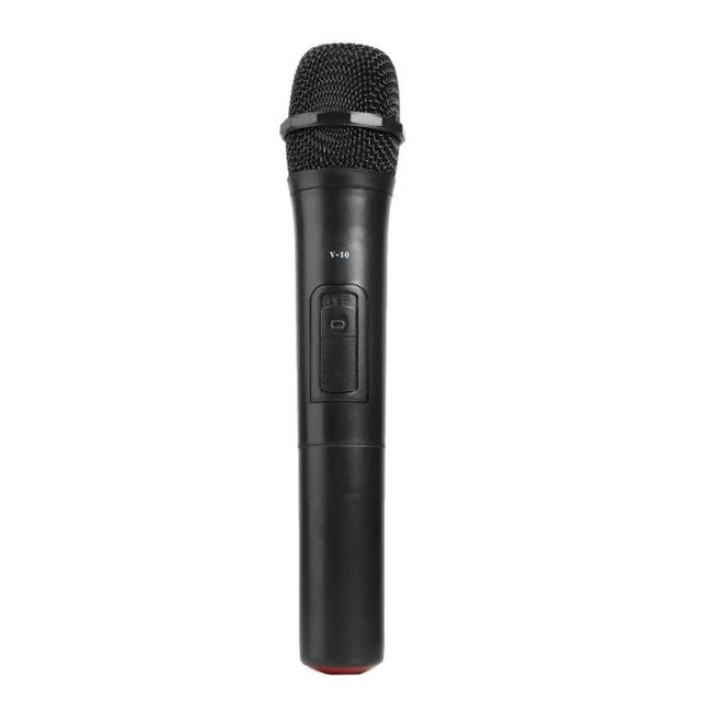 Microphone sans fil dynamique avec récepteur, amplificateur de chant  karaoké, adapté pour mariage, discours, église, émission KTV - AliExpress