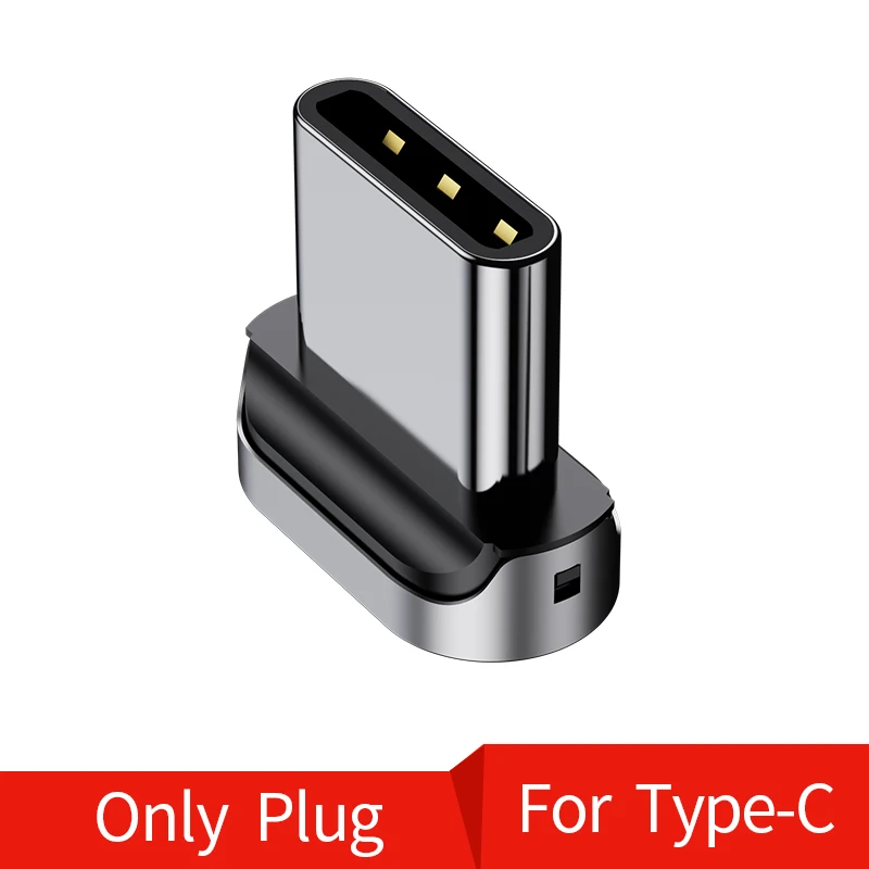 Udyr, 2 м, 1 м, магнитный Micro USB кабель для iPhone, samsung, быстрая зарядка, провод для передачи данных, шнур, магнитное зарядное устройство, usb type-C, кабель для мобильного телефона - Цвет: For Type c Plug