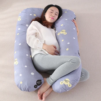 

Hypoallergenic Pregnancy Maternity U Pillows, Full Body Belly Neck Knee Nursing Support, with Washable Outer Cover