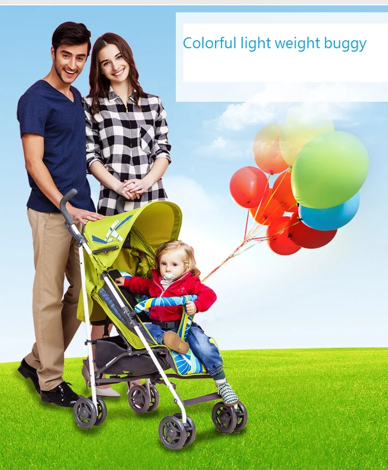 VIKI портативный складной свет вес ребенка багги, kinderwgen, детская коляска, коляска, красочные летние багги