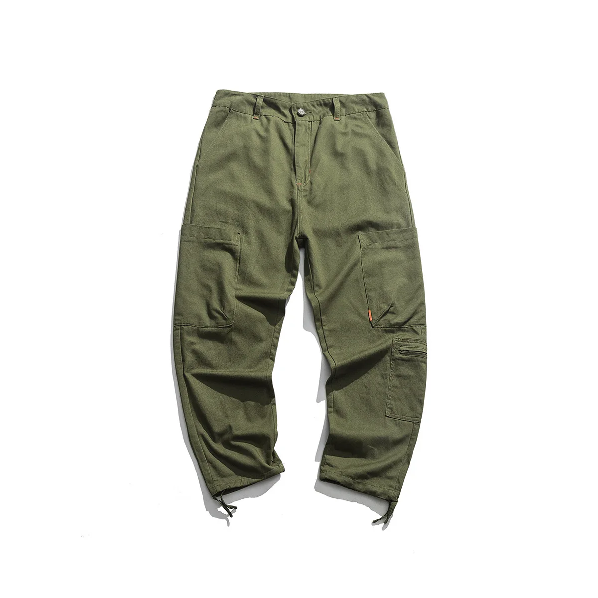

Luoye luo ye 2019 Autumn New Style Japanese-style Origional Three-Color Zipper Workwear Casual Pants M348