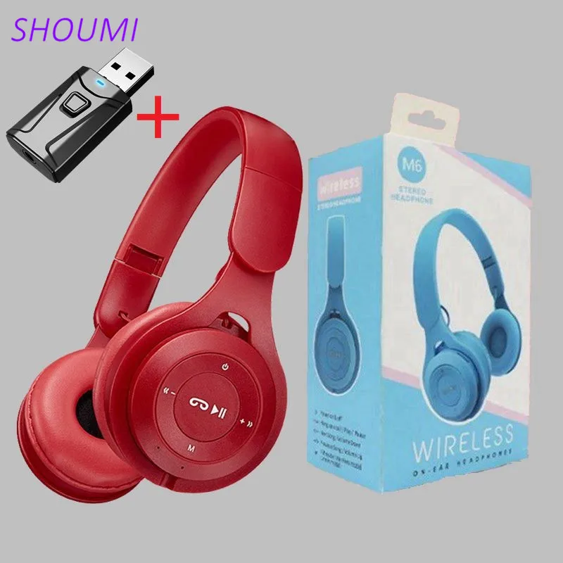 Беспроводные Bluetooth-наушники стерео гарнитура шлем с USB-адаптером наушники для