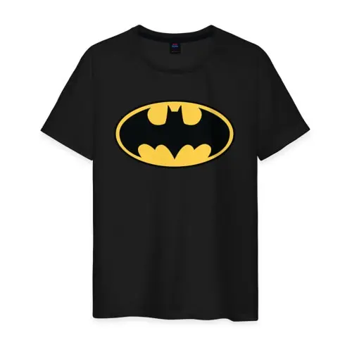 Мужская футболка хлопок Batman logo | одежда