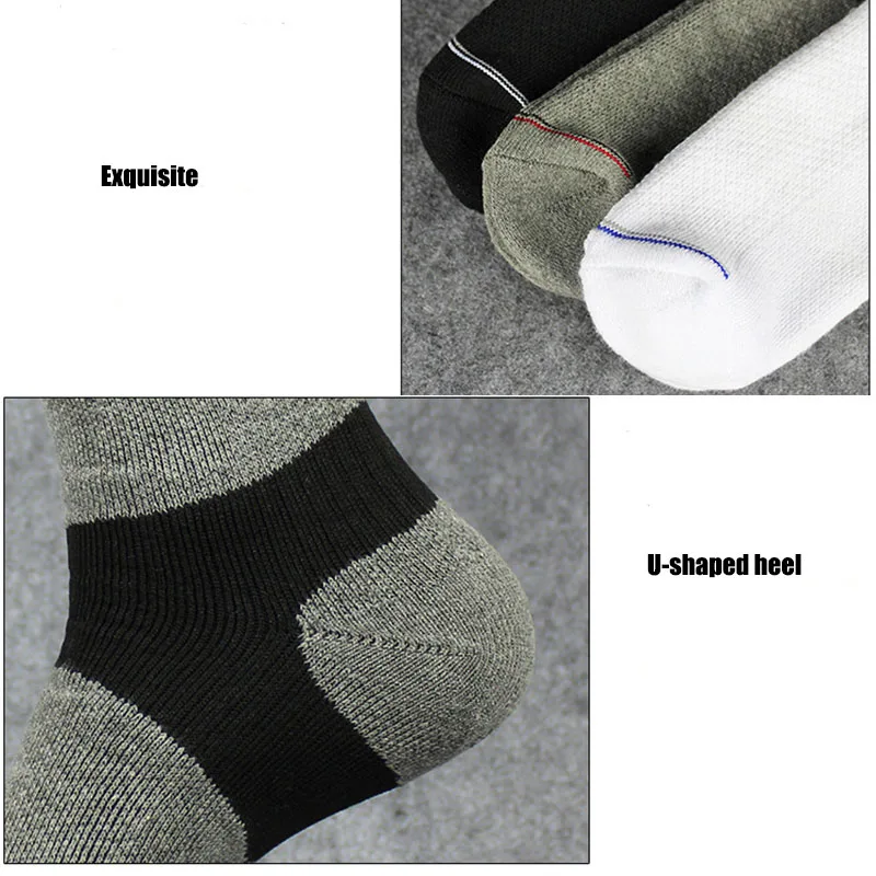 Badminton Socks Men's Sports Socks Cotton Children's Tennis Table Tennis Thickening Towel Bottom Socks