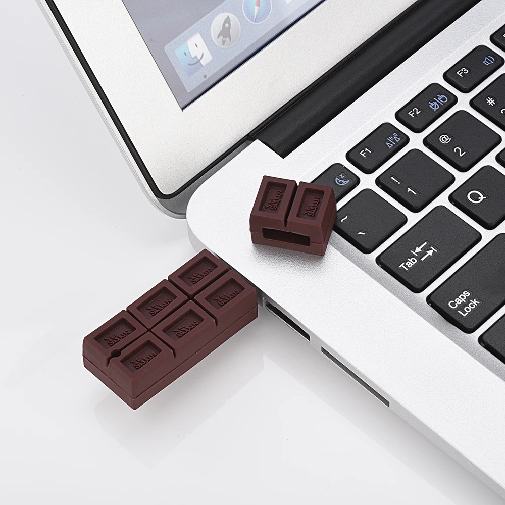Cartoon chocolate Model USB flash drive 64gb Pen drive 128MB 4GB 8GB 16GB 32GB memory stick  U disk — view 6