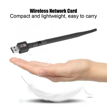 

USB Network Card 300Mbps Wireless Wifi Adapter Network Card USB2.0 External WiFi Receiver with Antenna network card lan adapter