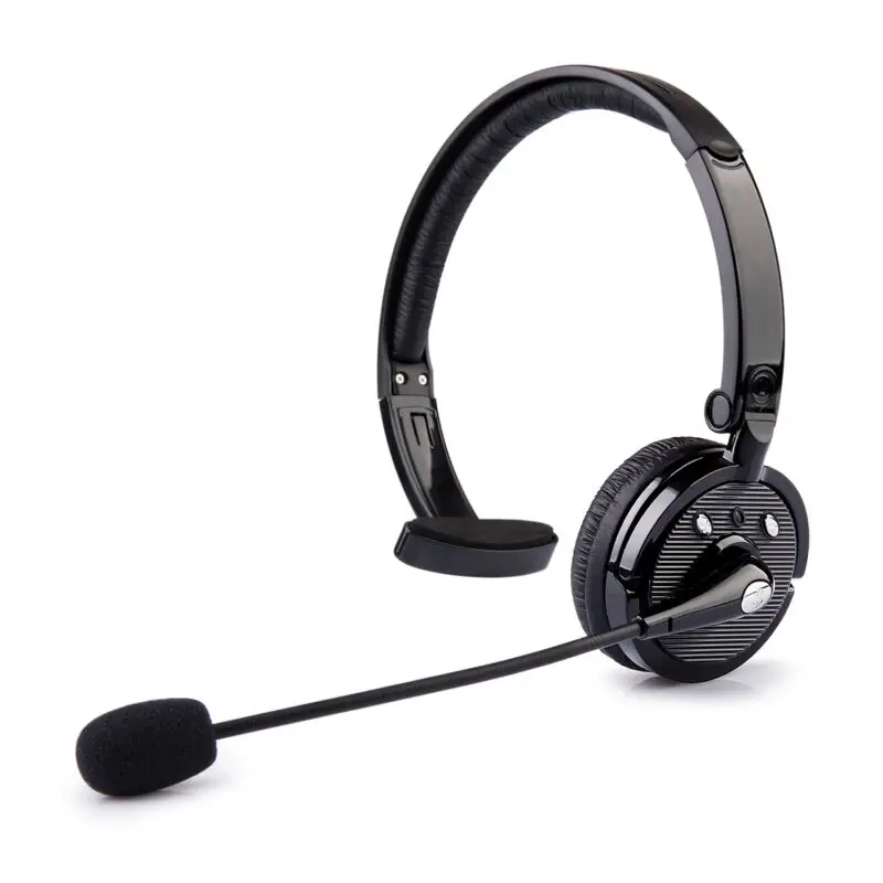Trucker Drivers Over the Head Headphones Boom Mic Bluetooth Noise Canceling Headset for PS3