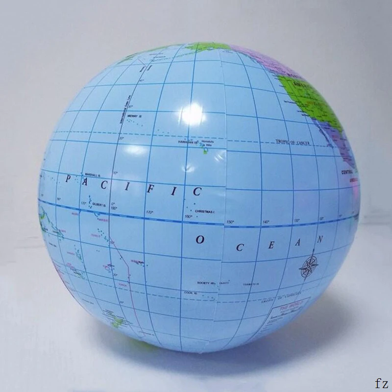 200 шт 30 см надувной глобус Карта океана мира, шар для детей, развивающий Глобус для детей