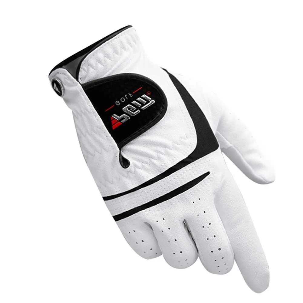 for right hand 1 шт., мужские спортивные мягкие эластичные перчатки для гольфа, дышащие, левый и правый, противоскользящие, регулируемые, синтетические, кожаные - Цвет: for right hand