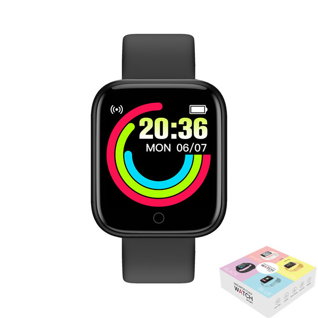 Y68 Smart Watch 8 Color 1.44 inch Screen Men Women Smartwatch Fashion Sports Smart band Fitpro Version Factory Wholesale