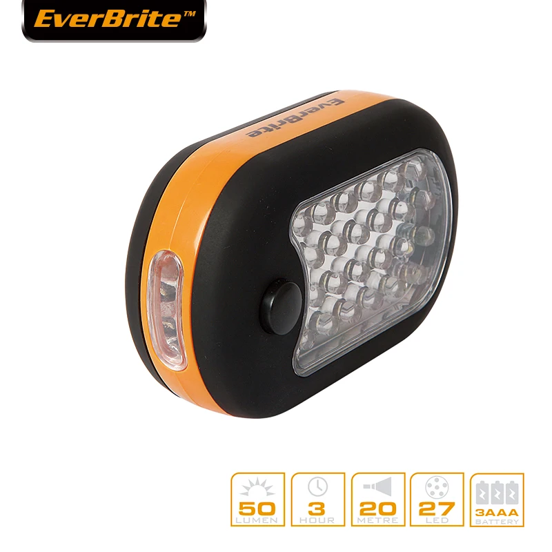 Everbrite 27 Светодиодный S рабочий светильник светодиодный светильник для мыла аварийный светильник для кемпинга пешего туризма бег с крюком - Цвет: 1PC
