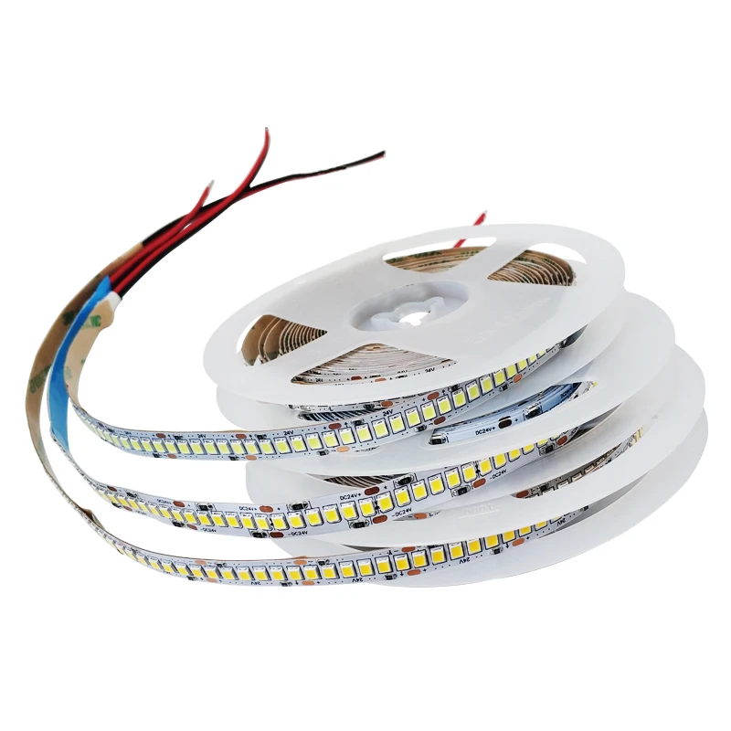 СВЕТОДИОДНАЯ лента SMD 2835 RGB 5 В 12 24 постоянного тока м белая светодиодная