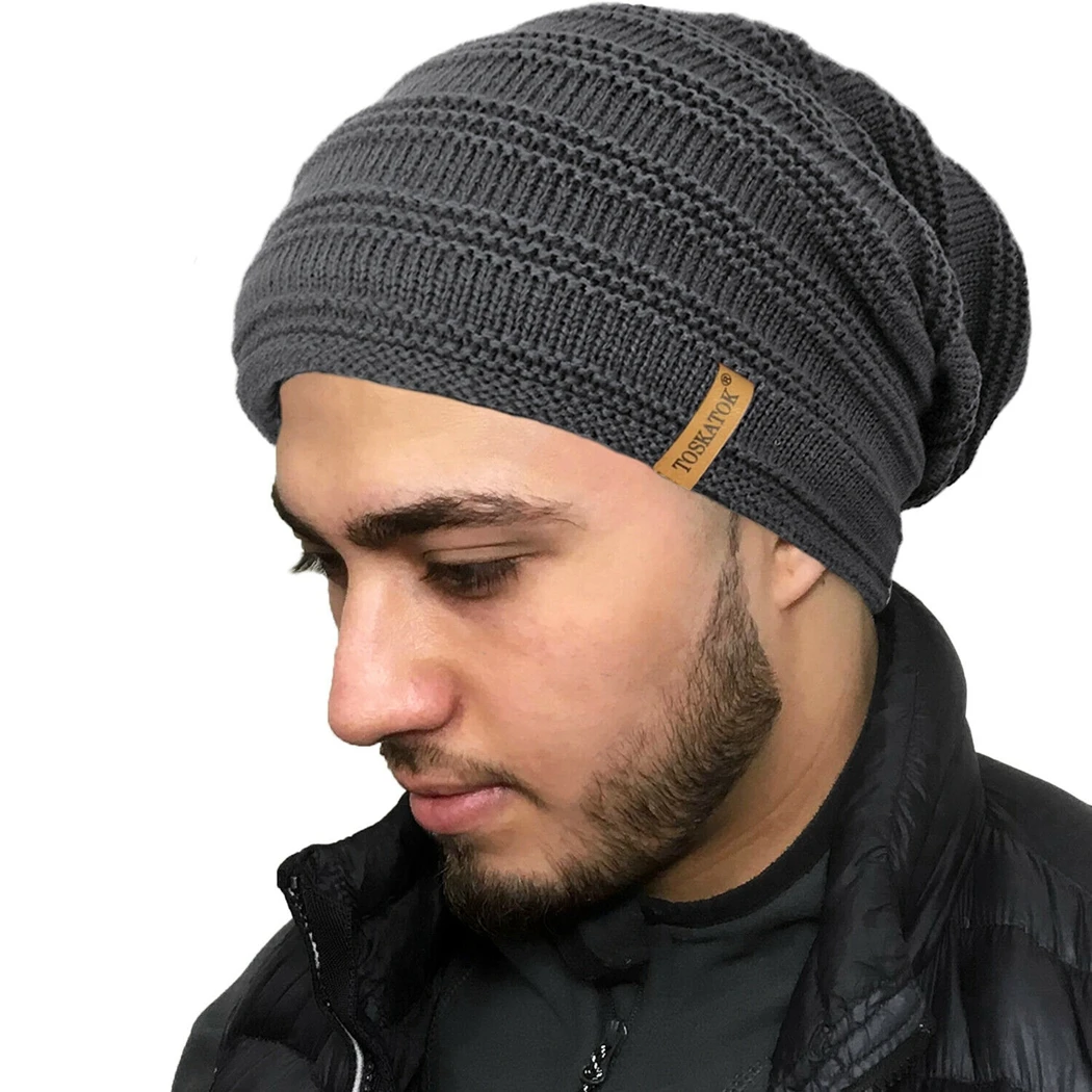 hat 03 Зимние теплые Вязаные Лыжные шапки, Лыжные шапки, кольцо для шляпы, шарф, Наборы для мужчин, уплотненные плюшевые наушники, береты-кепки и глушители, мужские - Цвет: hat 03
