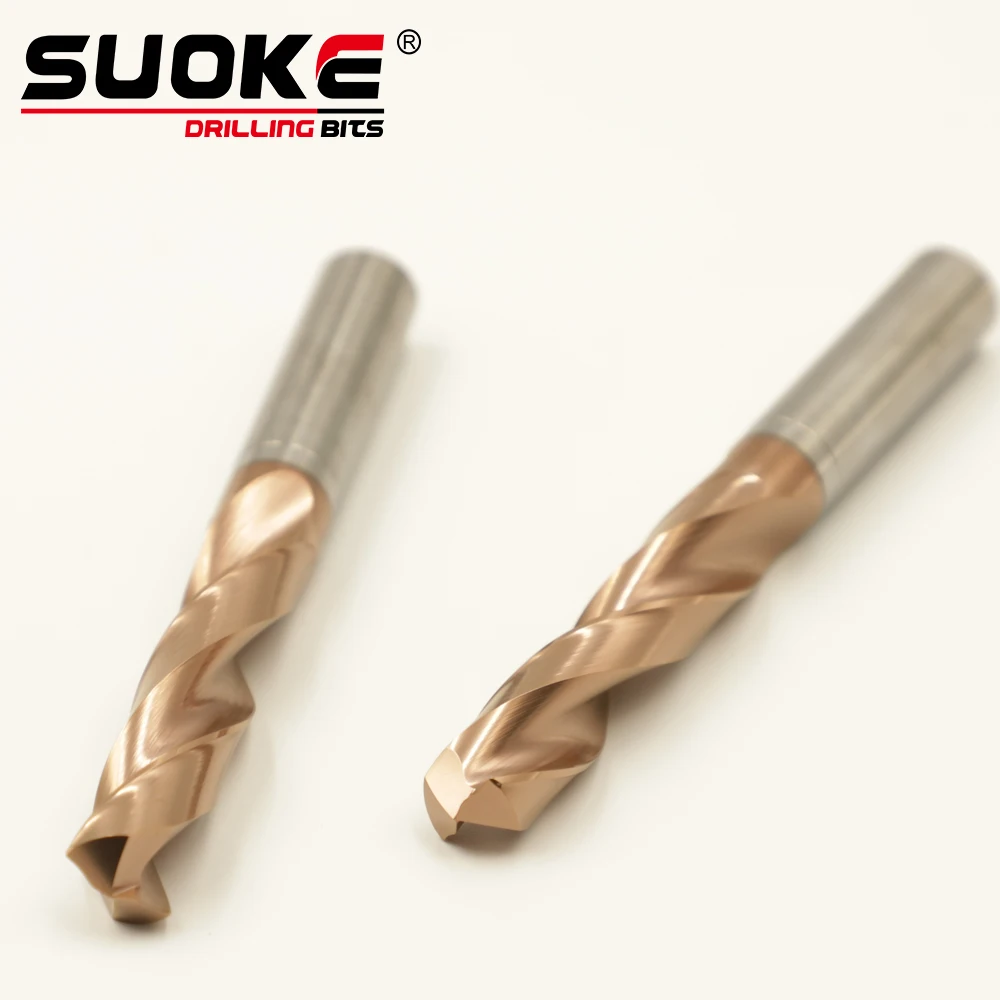 

CNC Twist Drill Bits 2 flutes 3xD Solid Tungsten carbide drill bits HRC55 Carbide Drill bits For Metal working