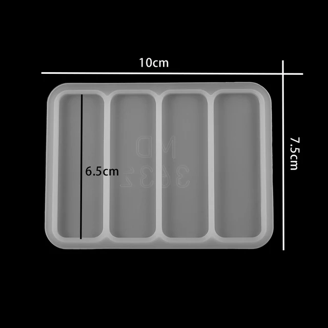 Barrettes Silicone Molds Metal Geometric Hair Clips Epoxy Resin Mold For DIY Resin Hairpin Crafts Jewelry Making Accessorires 6