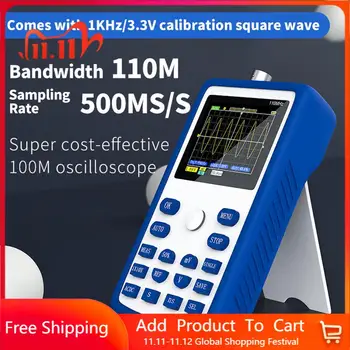 

FNIRSI-1C15 Best Handheld mini portable digital oscilloscope 110M bandwidth 500MSps sampling rate multifunction oscilloscope
