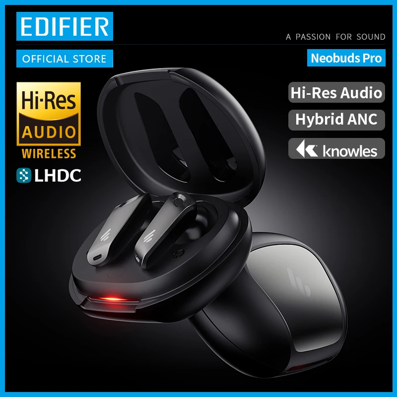 EDIFIER Neobuds Pro TWS беспроводные Bluetooth-наушники гибридные ANC сертифицированные высоким