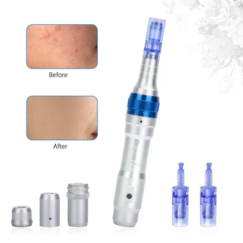 

Ultima Derma Pen A6 Auto Micro Needle Wireless and Wired Dr Pen A6 Electric Micro Rolling Derma Stamp Therapy Beauty Tools