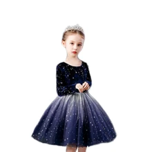 Детские платья для девочек; платье-пачка с цветочным рисунком; одежда для детей; Элегантные Платья с цветочным рисунком для детей; праздничная одежда принцессы