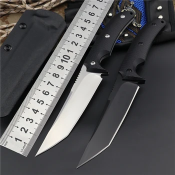 

straight knife EDC knives hunting for survival tactical fixed blade knife outdoor utility knifes camping pen knife CS GO knives