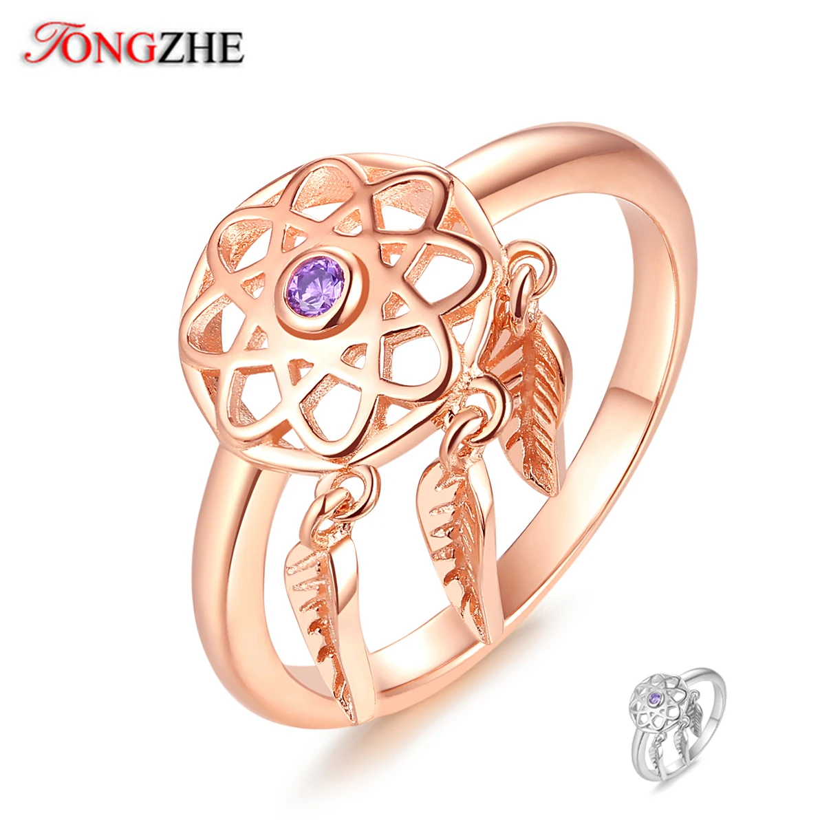 TONGZHE Genuine 925 Sterling Silver 
