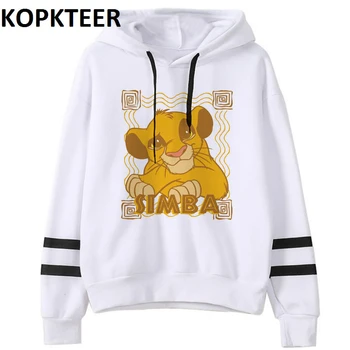 

Women Fashion Hoodies Simba Cub The Lion King Graphic Sweat Femme Harajuku White Hoodie Sudadera Mujer Sweatshirt Plus Size