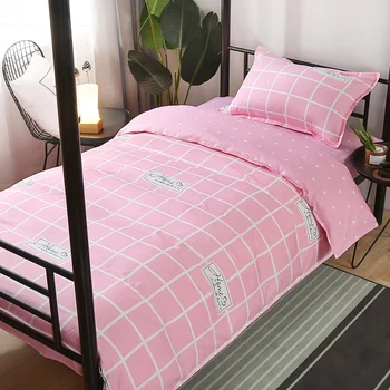 

Quilt Cover Bedding Set Pillow Case Solid Soft Bed Twin Size 3 Pieces Set Pillowcases Duvet Cover Queen King Bed Size Soft