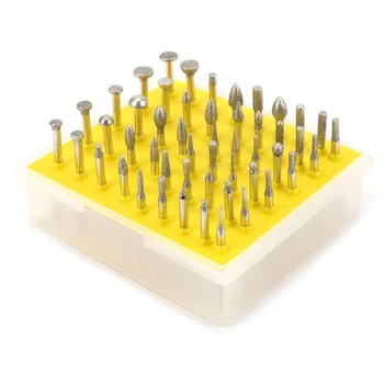 

50pcs 120 Grits Diamond Grinding Head Carving Burrs Polishing Metal Glass Stone