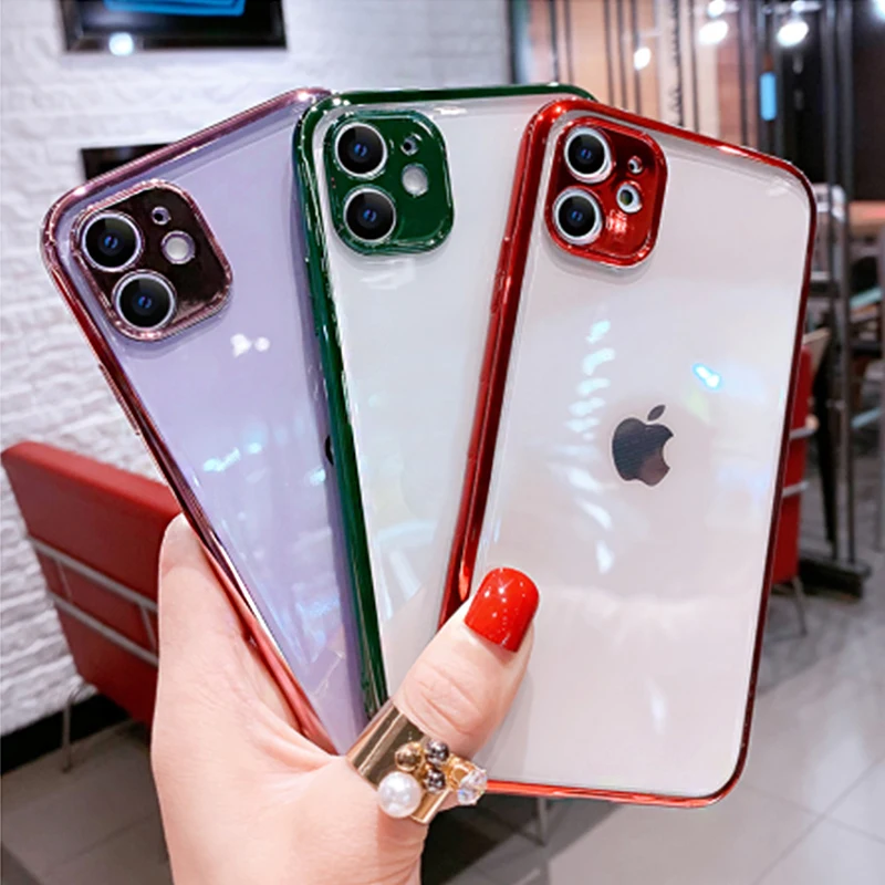 Гальванизированная рамка для телефона с буквами iPhone 11 11Pro Max XR XS X 7 8 6 6S Plus