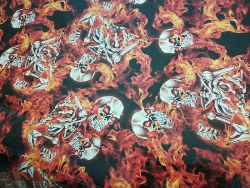 Skull Car Sticker Wrap Film-1