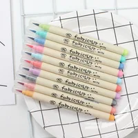 10 Colors Brush Pen Set Fabricolor Marker Pen Soft Tip Colour Brushpen Calligraphy Finecolour Brush Felt Art Markers Stationery 4