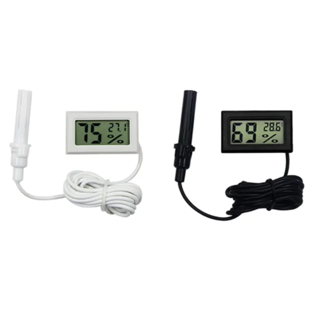 Embedded Temperature and Humidity Meter FY-12 Electronic Hygrometer Digital  Temperature and Humidity Meter with Probe 1 Pcs - AliExpress