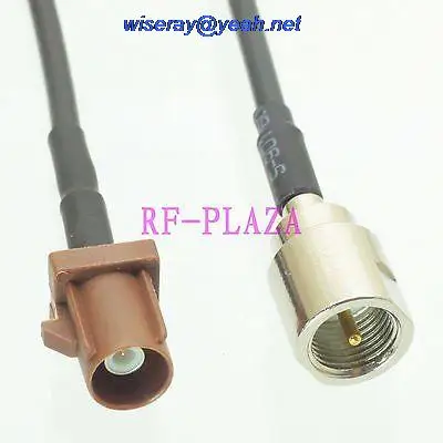 

DHL/EMS 50 pcs Cable 6inch Fakra SMB F 8011 male to FME male RG174 RF Pigtail jumper cable with one year warranty-A2