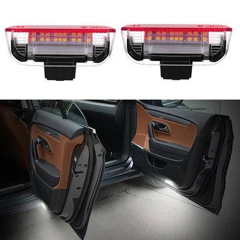 

2pcs LED Car Door Light Door Ground Puddle Light For VW Scirocco Passat B6 B7 B8 Golf MK5 5 Jetta Tiguan CC EOS Sagitar Sharan
