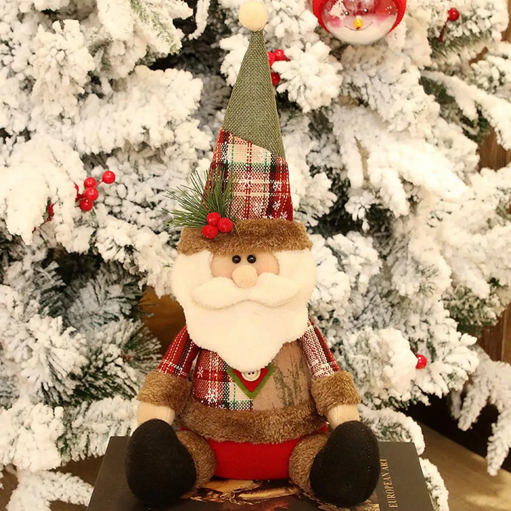 Домашний декор, новогодняя, Рождественская большая кукла, рождественские украшения, украшение на елку, Санта, снеговик, окно, рождественский подарок, игрушки для детей