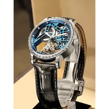 

2020 New Men's Mechanical Watch Famous Brand Men's Luxury Sphere Tourbillon Black Technology Authentic Watch